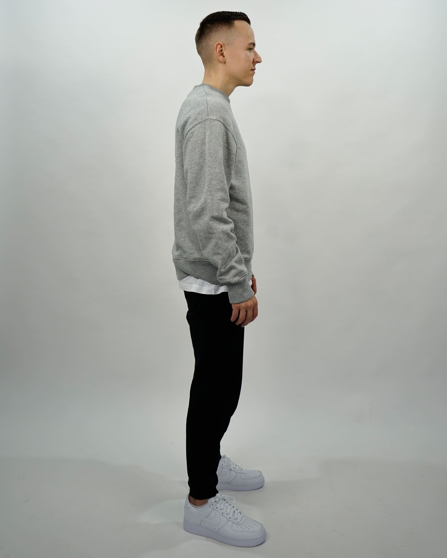 OVERSIZED SWEATSHIRT HEATHER GREY