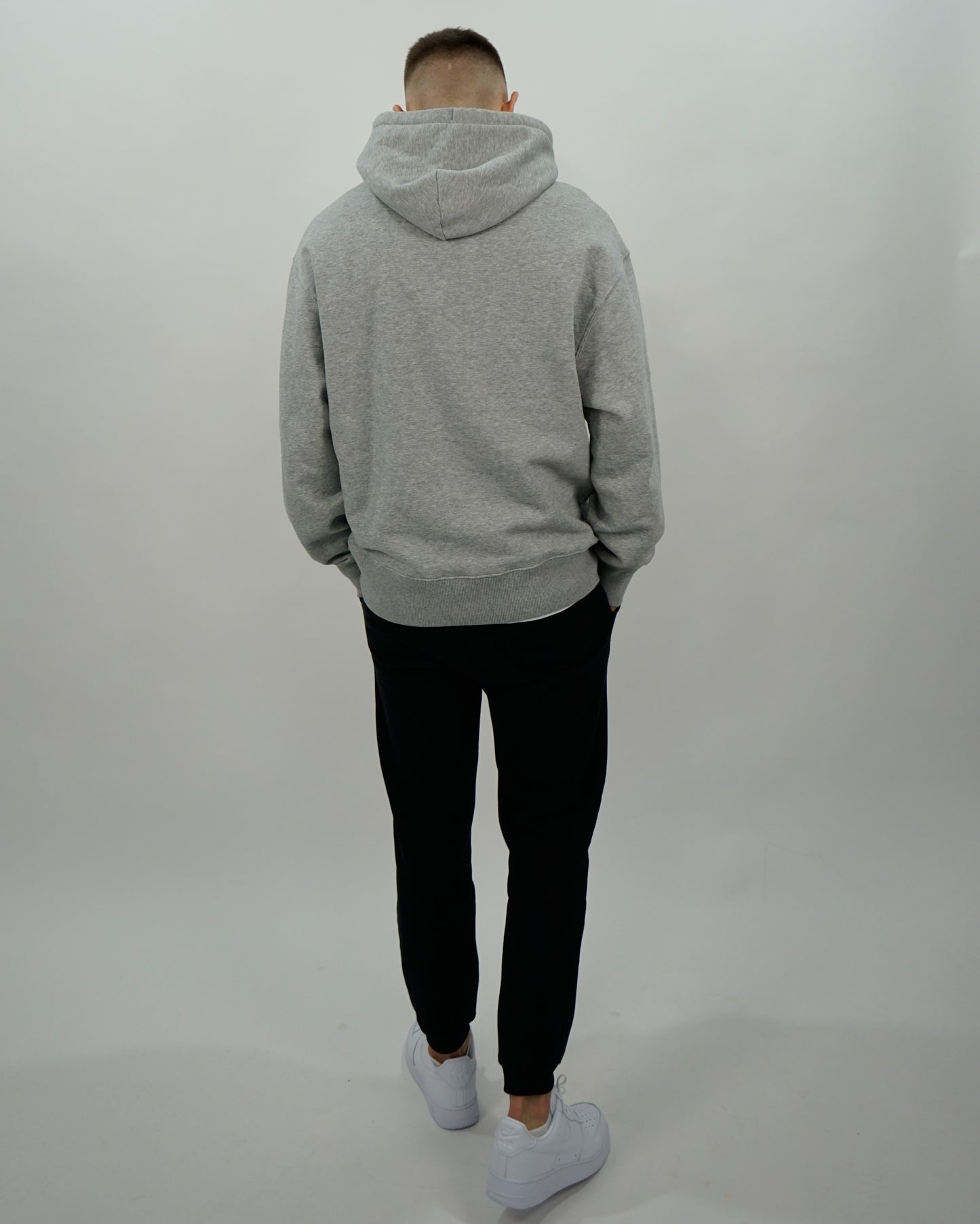 OVERSIZED HOODIE HEATHER GREY