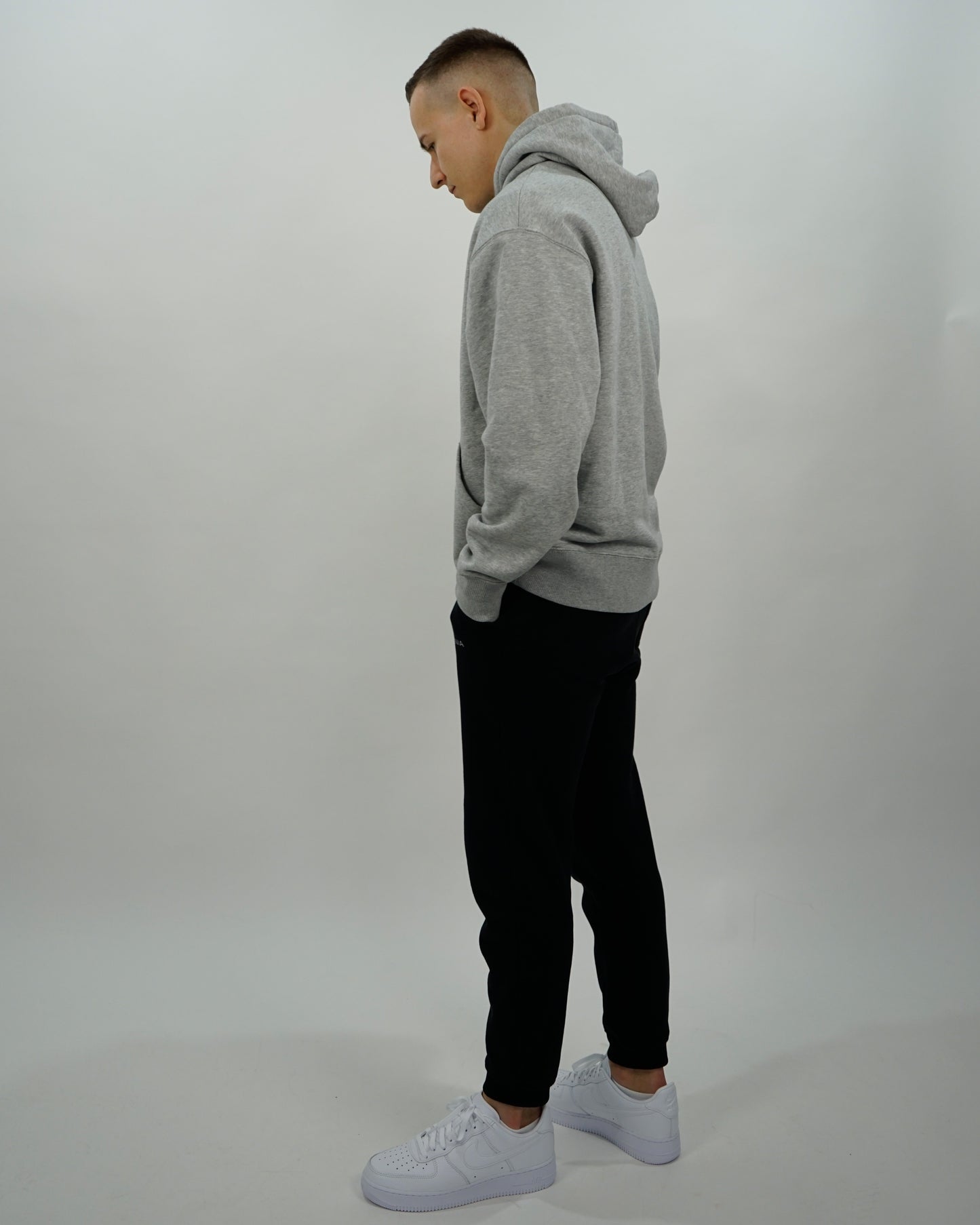 OVERSIZED HOODIE HEATHER GREY